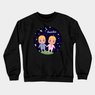 Gemini zodiac sign Crewneck Sweatshirt